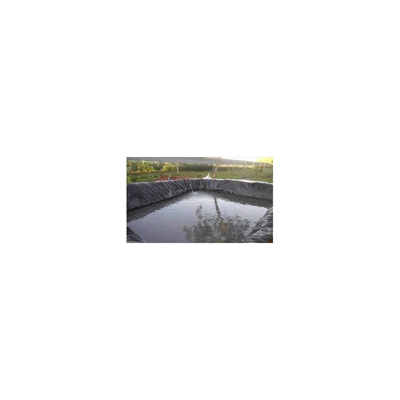 PLASTICO NEGRO 10 MTS. DE ANCHO CALIBRE 6 PARA POLIEMBALSE