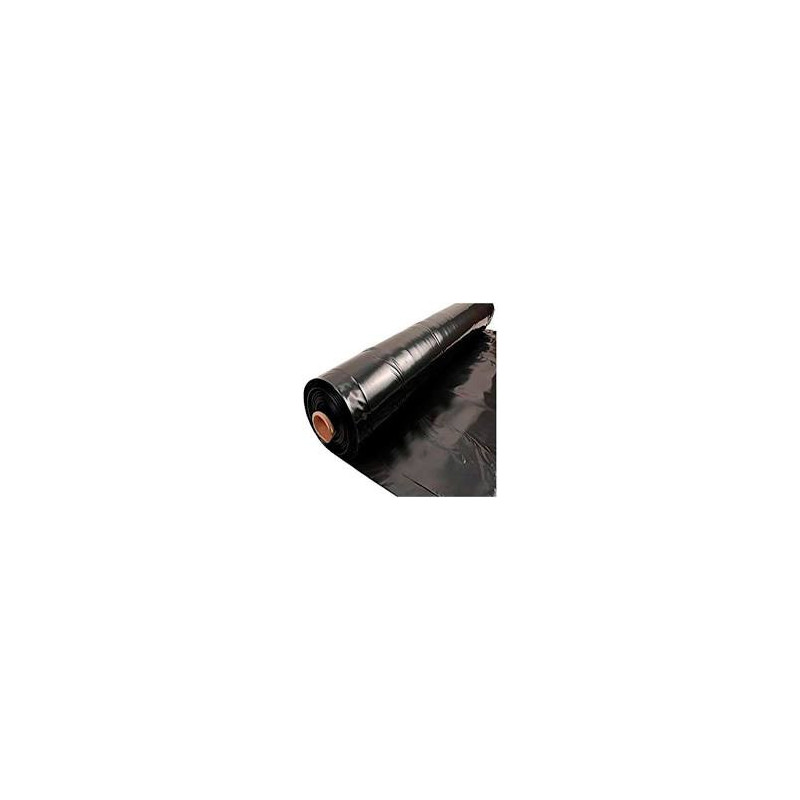 PLASTICO NEGRO 6 MTS. DE ANCHO CALIBRE 6