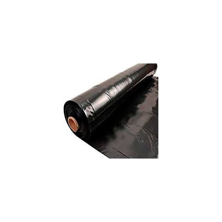 PLASTICO NEGRO 6 MTS. DE ANCHO CALIBRE 6