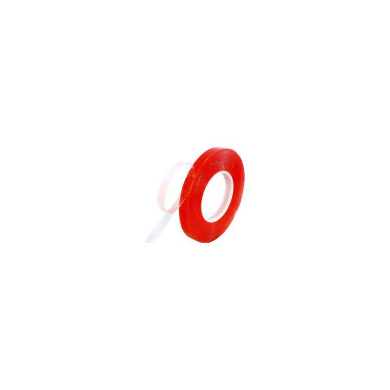 CINTA DOBLE FAZ ROJA 1" X 50 MTS